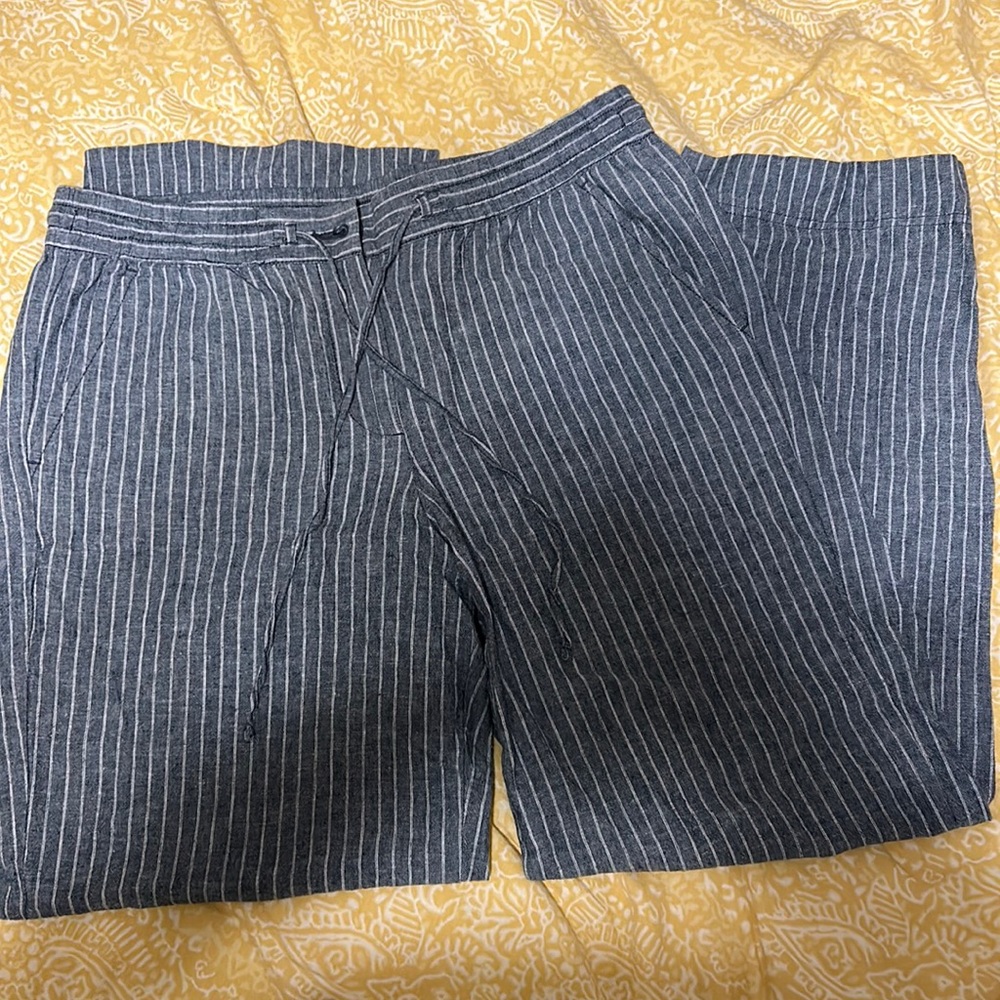 Blue Stripped Pants